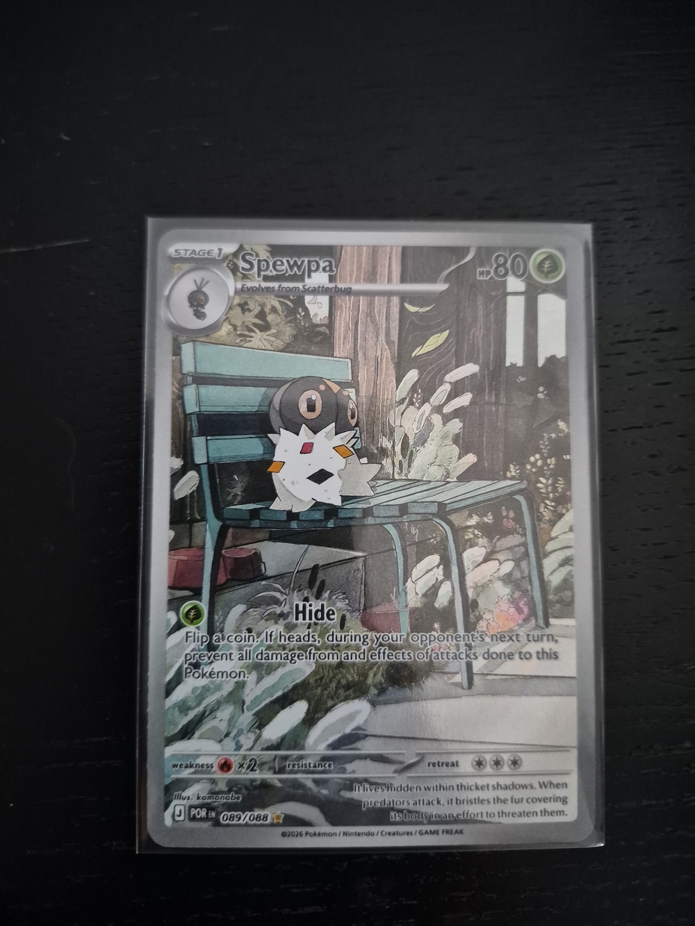 Pokemon Perfect Order - Spewpa Illustration Rare